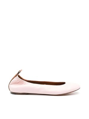 Lanvin Slip-On Leather Ballerina Shoes