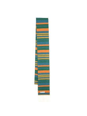 Marni Fringed Colour-Block Scarf