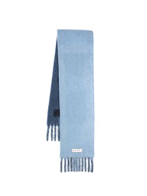 Marni Logo-Appliqué Alpaca Scarf