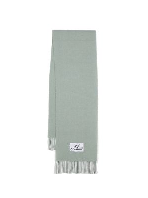 Marni Logo-Patch Fringed Scarf