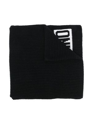 Moschino Intarsia-Logo Knit Scarf