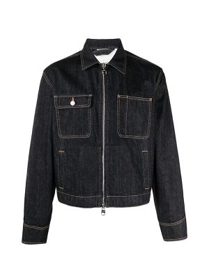 Alexander Mcqueen Zip-Up Denim Jacket