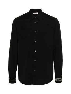 Alexander McQueen Logo-Strap Cotton Shirt