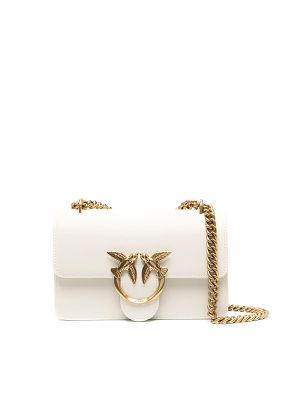 Pinko Love One Classic Leather Crossbody Bag