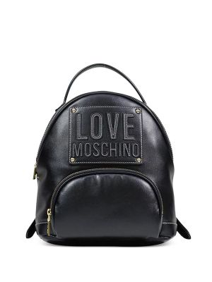Love Moschino Logo-Patch Backpack