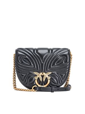 Pinko Love Leather Crossbody Bag