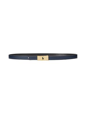 Polo Ralph Lauren Box-Buckle Leather Belt
