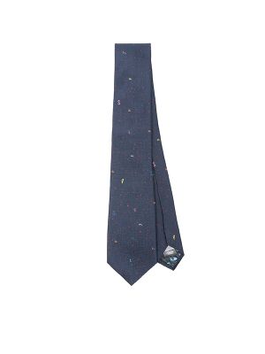 Paul Smith Patterned-Jacquard Tie