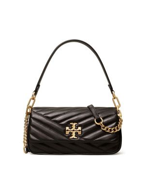 Tory Burch Logo-Plaque Leather Shoulder Bag