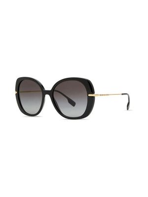 Burberry Signature Stripe Oversized Sunglasses