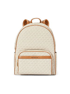 Michael Kors Monogram-Canvas Backpack Large