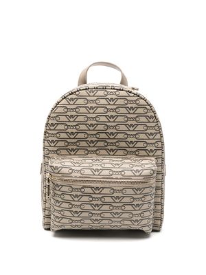Emporio Armani Mini Monogram-Print Backpack