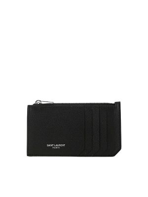Saint Laurent Leather Cardholder