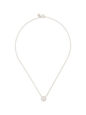 Tory Burch Miller Double T Crystal Necklace