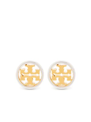 Tory Burch Miller Logo-Stud Earrings