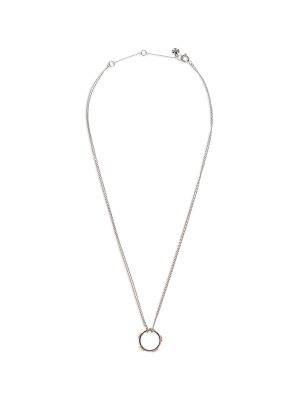 Tory Burch Logo Charm Necklace