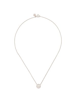 Tory Burch Miller Double T Crystal Necklace