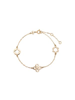 Tory Burch Kira Clover Charm Bracelet