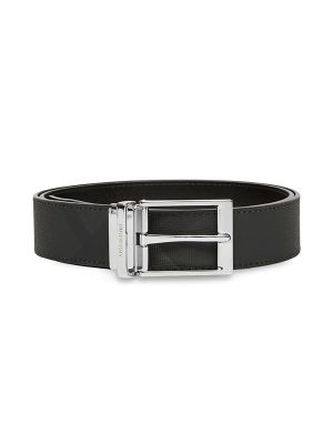 Burberry Reversible Check Leather Belt