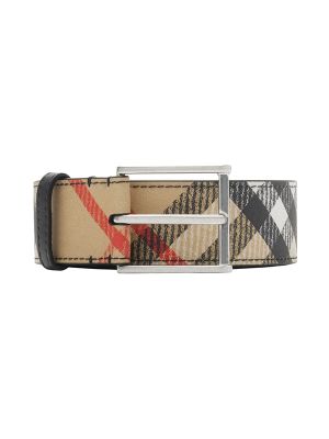 Burberry Check-Pattern Belt