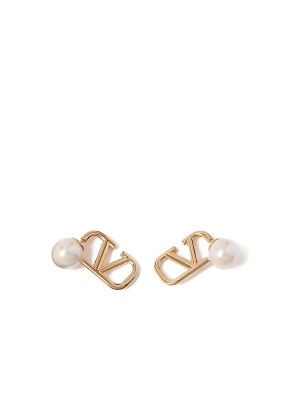Valentino Garavani Vlogo Signature Stud Earrings