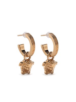Versace La Medusa Greca Drop Earrings