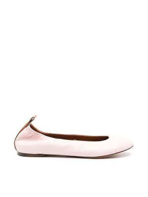 Lanvin Slip-On Leather Ballerina Shoes