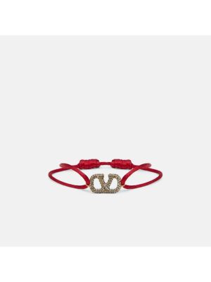 Valentino Garavani VLogo Signature crystal-embellished bracelet