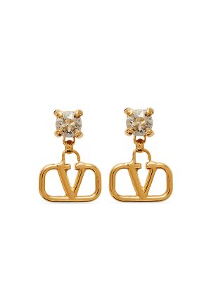 Valentino Garavani Vlogo Signature Crystal-Embellished Earrings