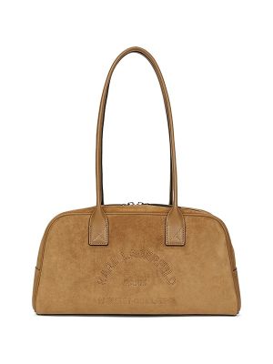 Karl Lagerfeld K/Daily Suede Shoulder Bag