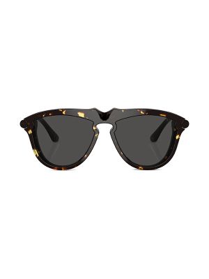 Burberry Tortoiseshell-Effect Round-Frame Sunglasses